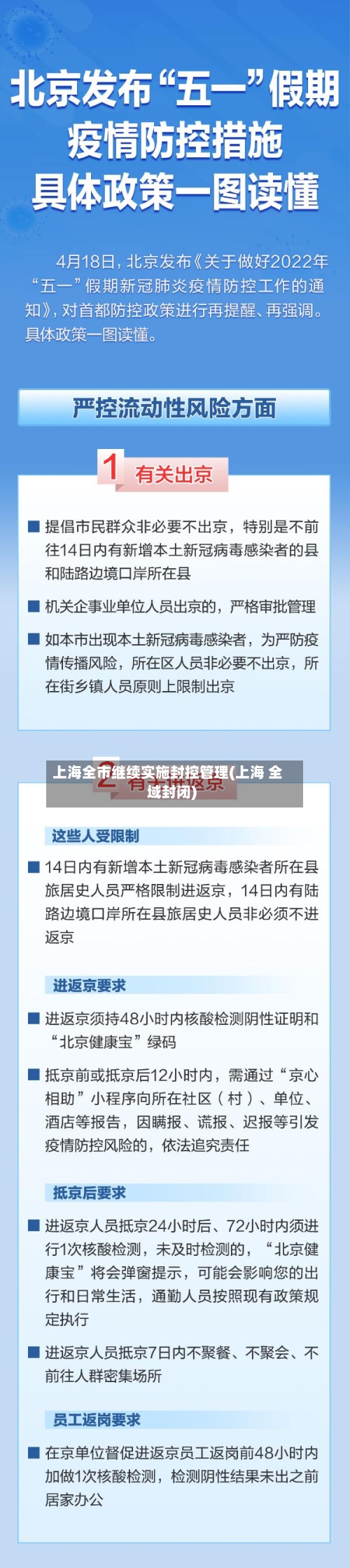 上海全市继续实施封控管理(上海 全域封闭)-第2张图片
