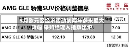 5月欧元区经济活动创两年多来最大降幅 采购经理人指数出炉