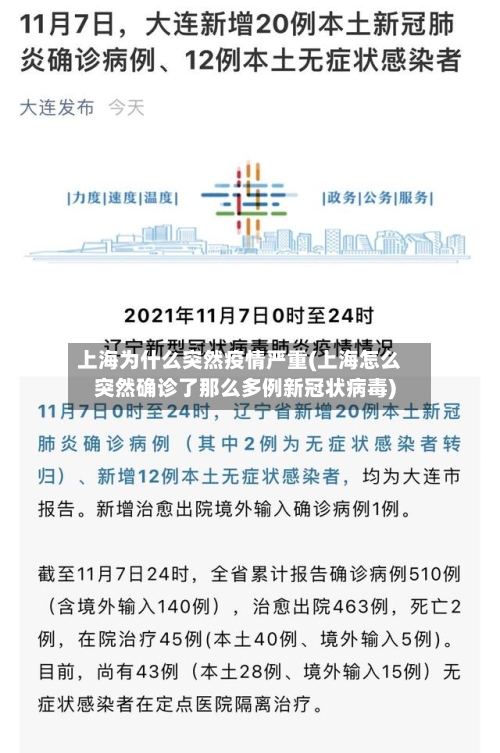 上海为什么突然疫情严重(上海怎么突然确诊了那么多例新冠状病毒)-第2张图片