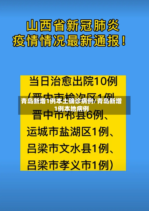 青岛新增1例本土确诊病例/青岛新增1例本地病例