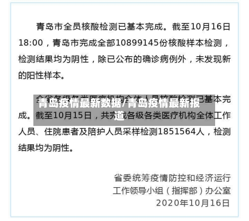 青岛疫情最新数据/青岛疫情最新报道