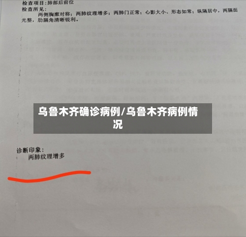 乌鲁木齐确诊病例/乌鲁木齐病例情况-第2张图片