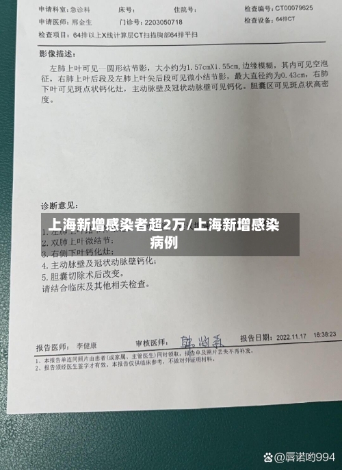 上海新增感染者超2万/上海新增感染病例