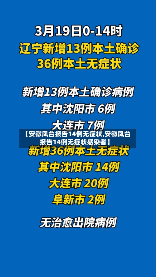 【安徽凤台报告14例无症状,安徽凤台报告14例无症状感染者】-第3张图片