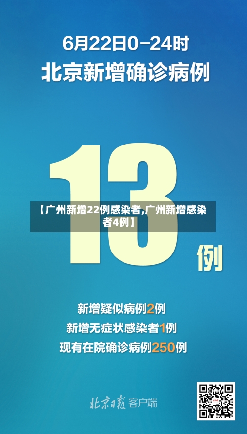 【广州新增22例感染者,广州新增感染者4例】