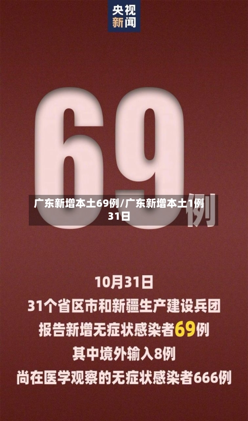 广东新增本土69例/广东新增本土1例31日